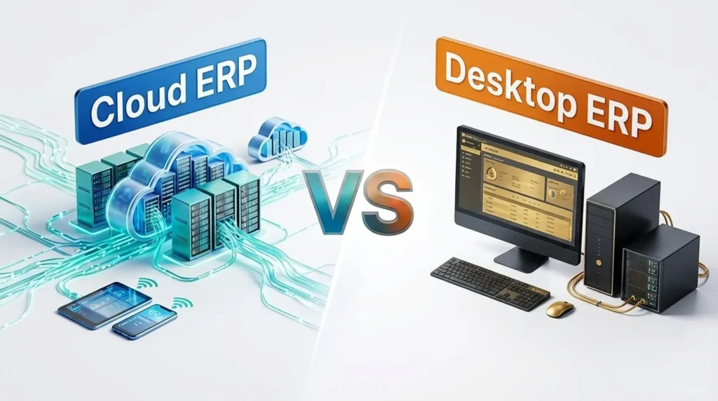 Cloud ERP vs Desktop ERP Comparison India